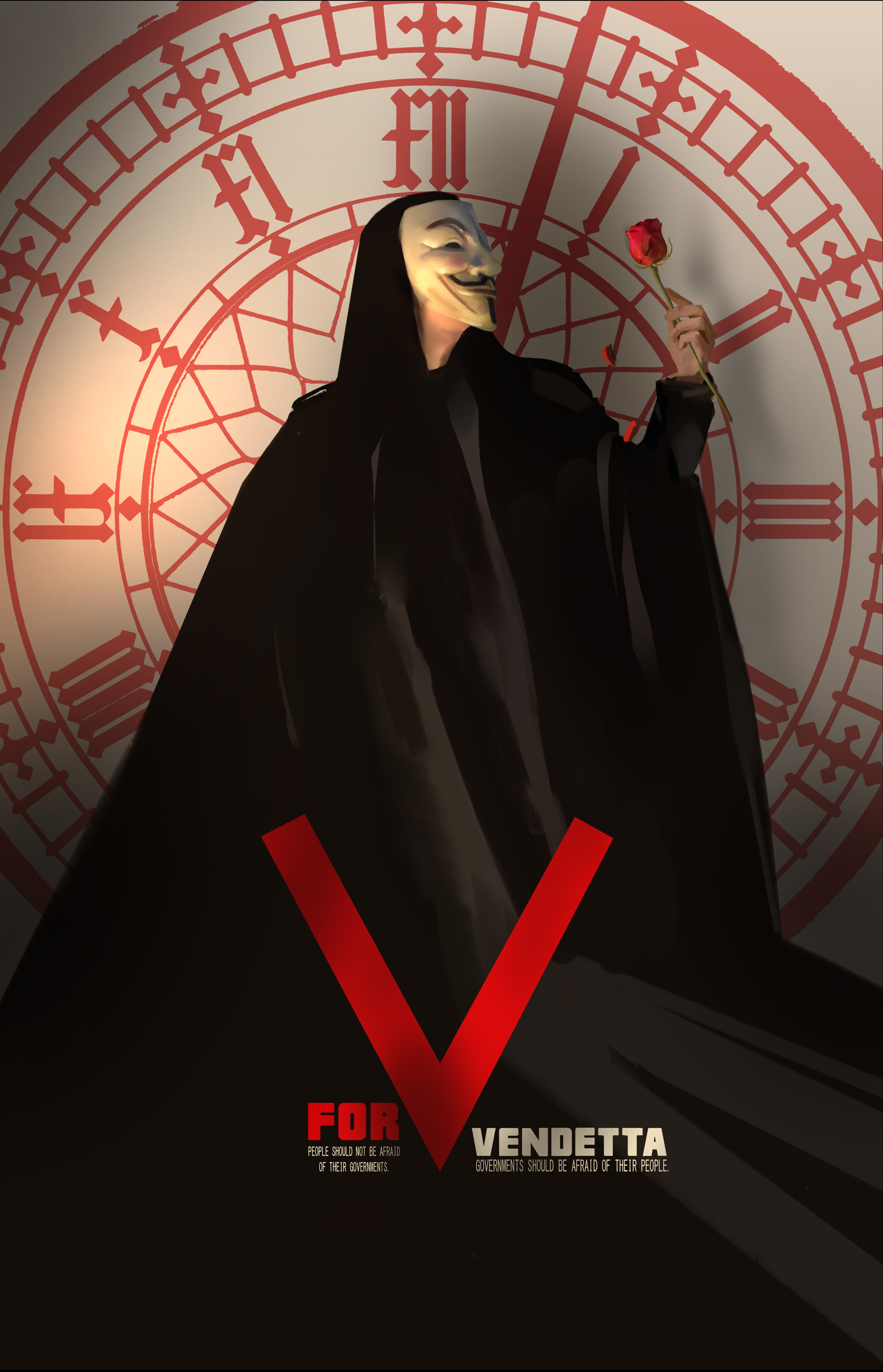 Artstation V For Vendetta Andres Esquivel