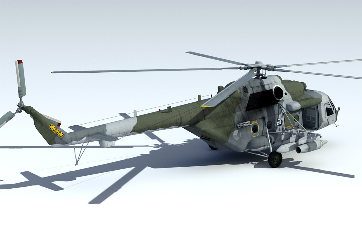 Artstation Mil Mi 171 Realtime 3d Model Michal Toula