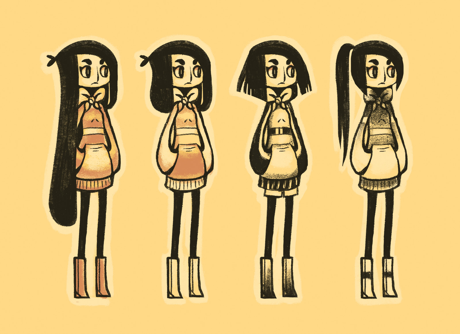 Girl Character Variations