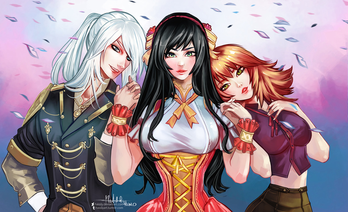 ArtStation - Commission: Alice, Naoto and Evanne