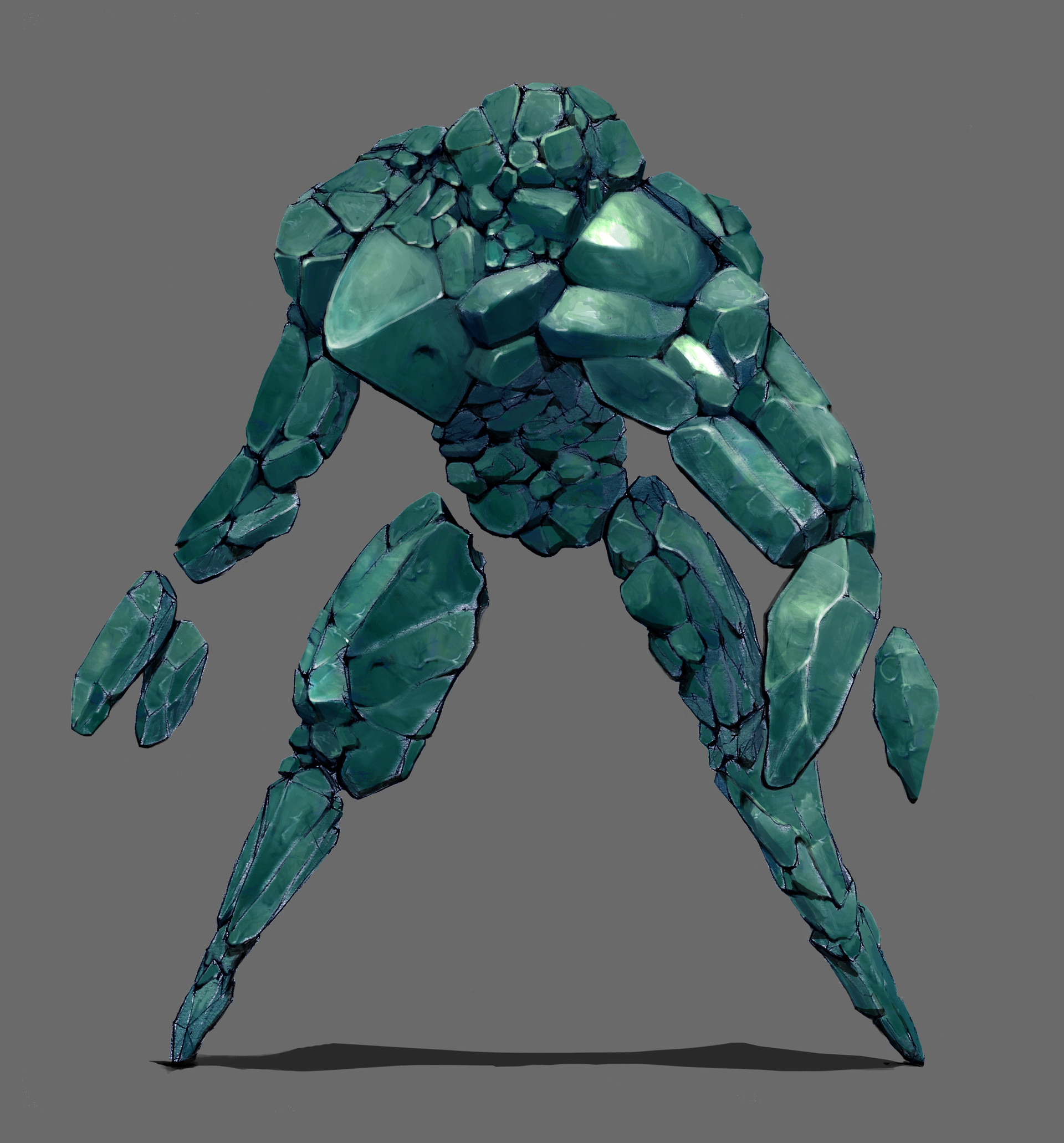 ArtStation Crystal Golem