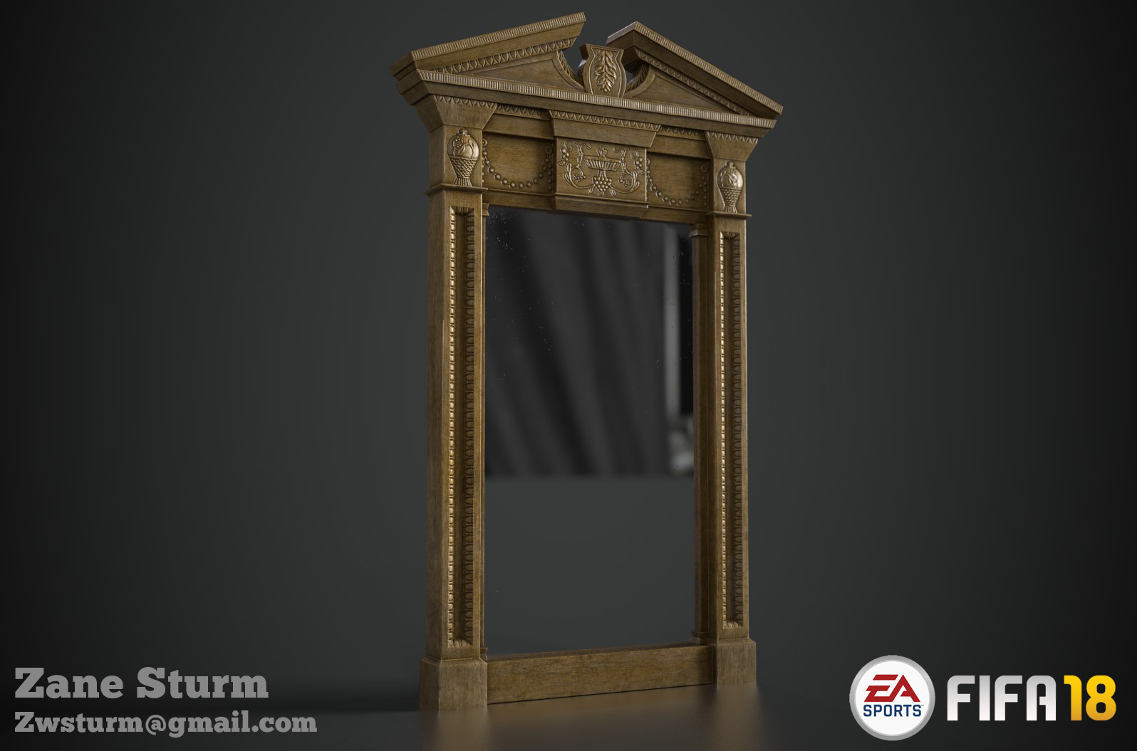 Wooden Mirror