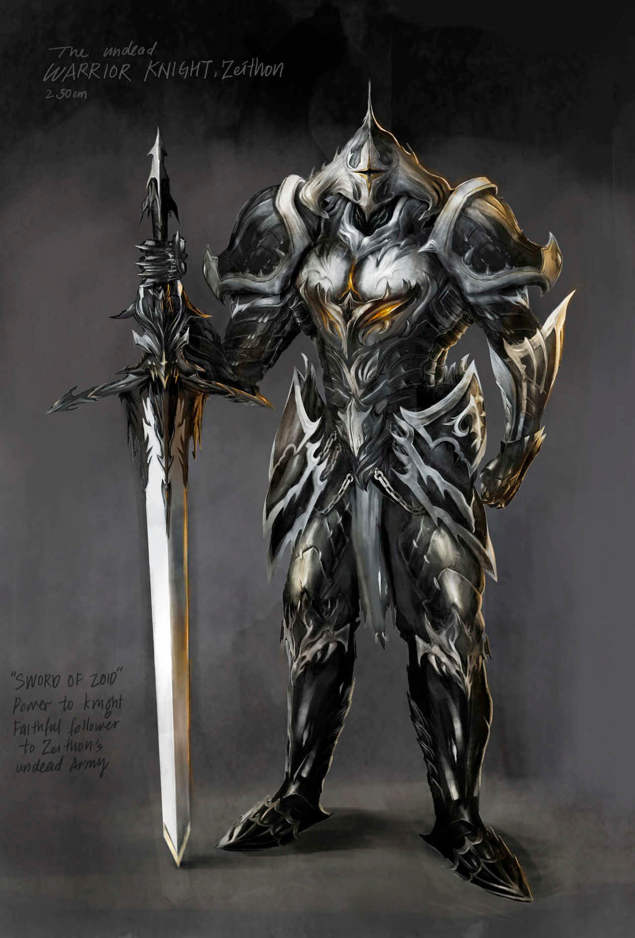Artstation Warrior Knight Concept Art Design Eric Wong