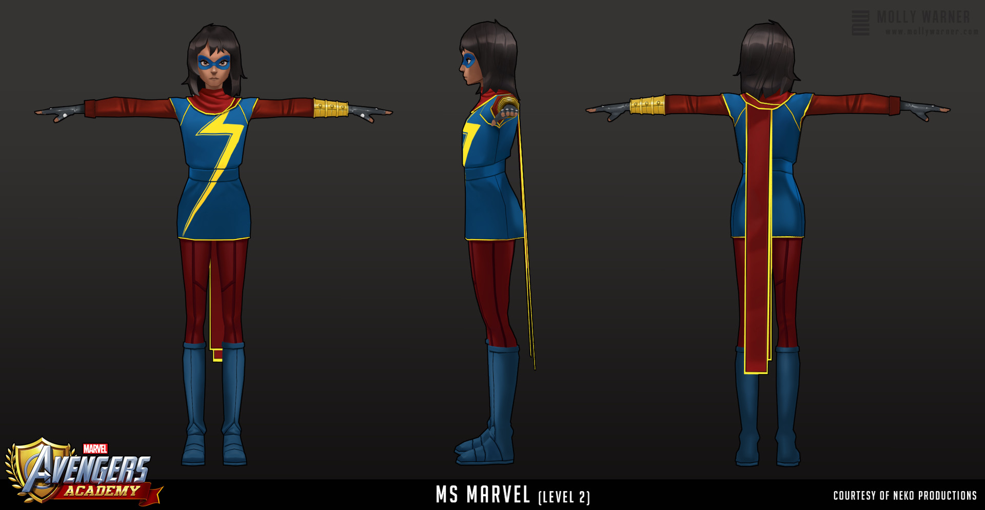 Molly Warner S Portfolio Marvel Avenger S Academy Characters Part 1