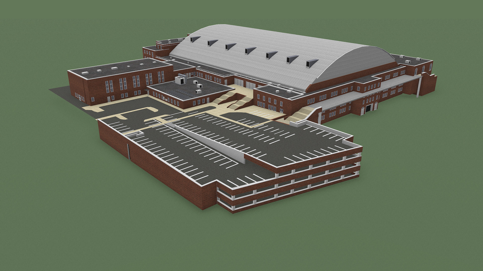 Artstation Cole Student Activities Building Union Lane Parking