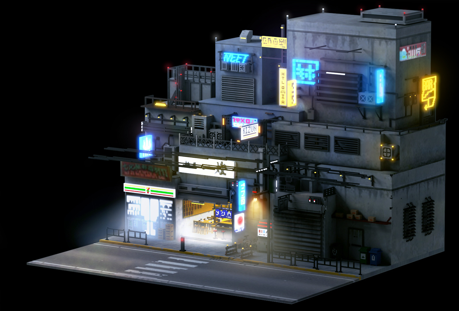 Cyberpunk night city minecraft фото 61