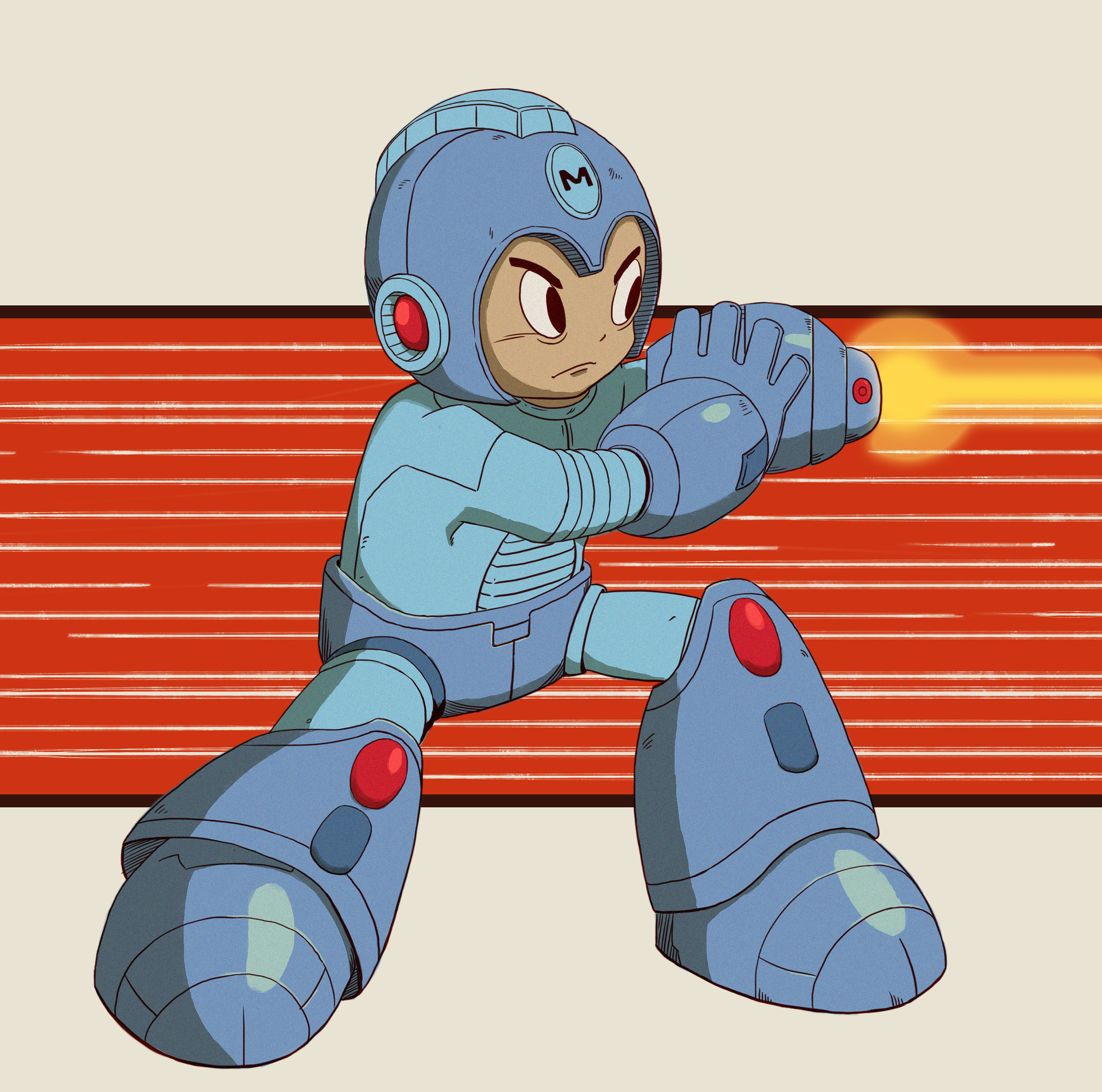 Matthew Hamilton - Mega Man Fan Art.
