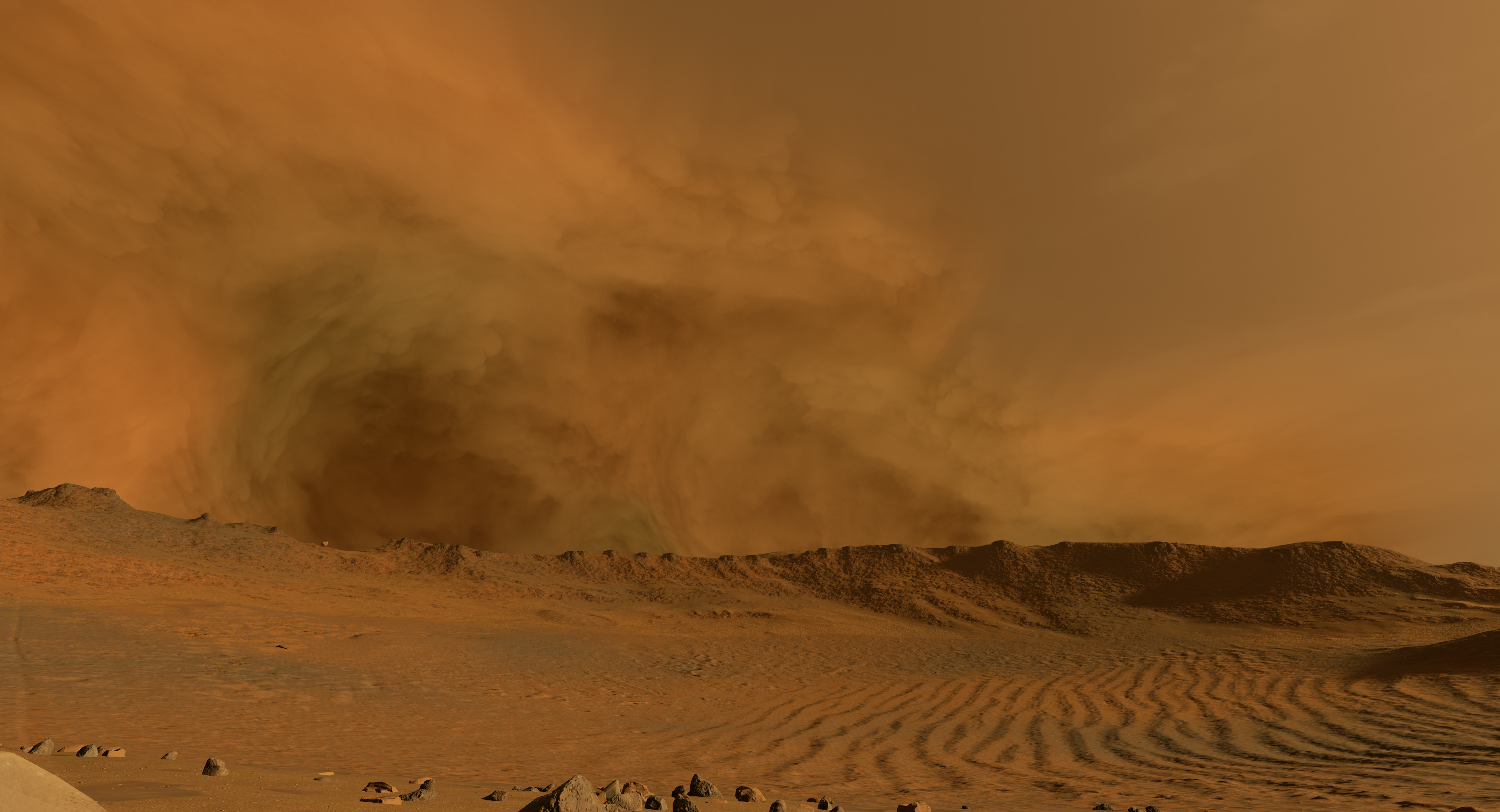 David flamburis mars 2030 dust storm and dust devil vfx
