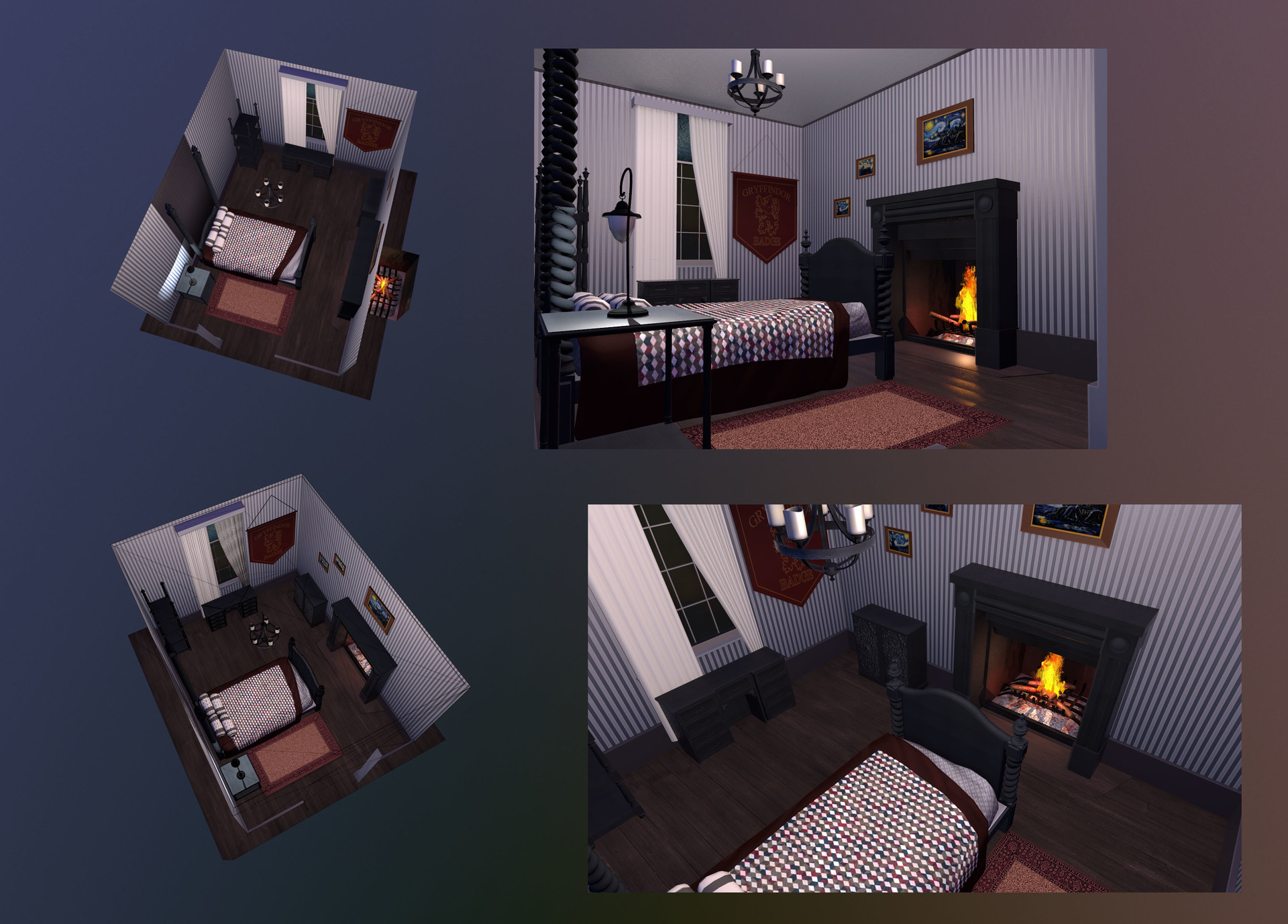ArtStation - 3d room