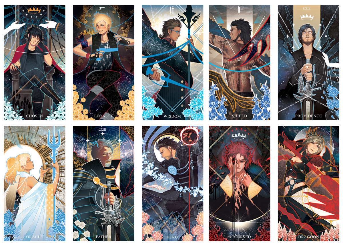 The character card designs