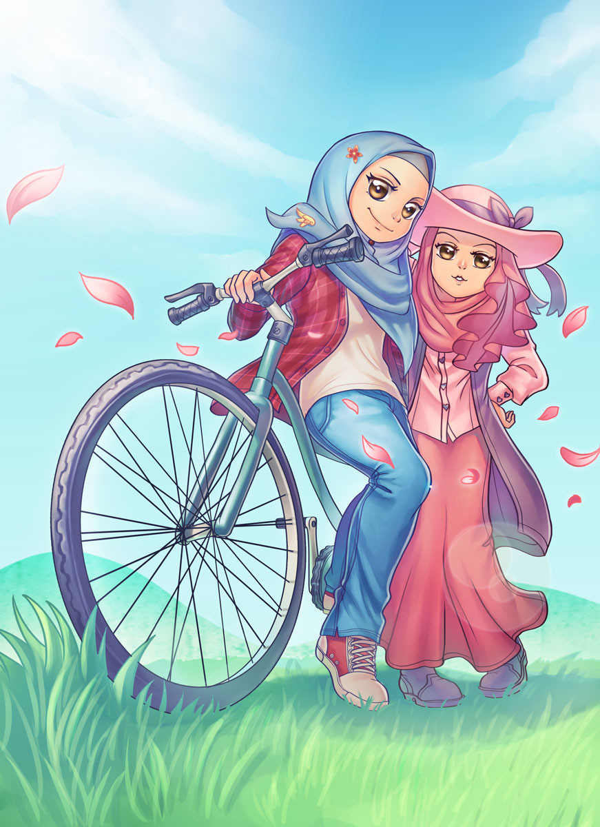 Artstation Ana Muslim Novel Cover Works Nururu Ateka