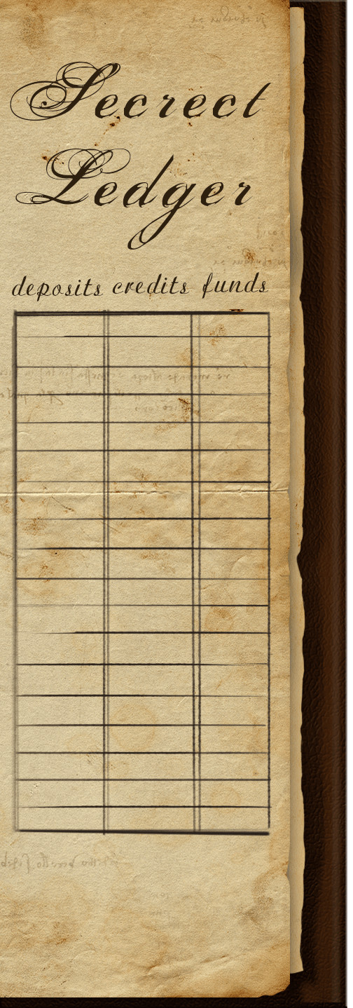 Leather and Parchment Secret Ledger