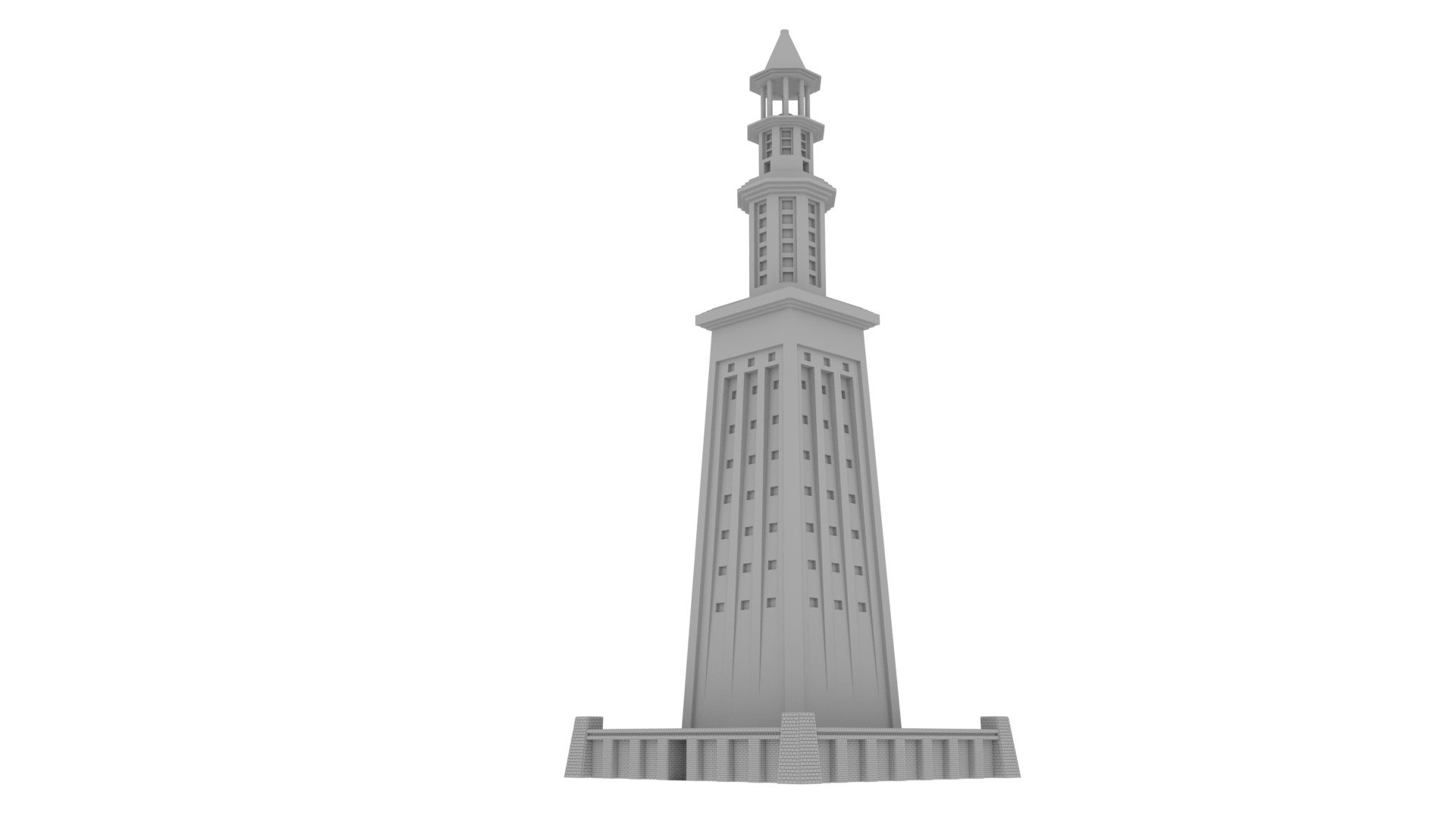 Александрийский маяк рисунок