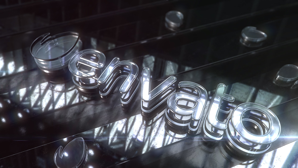 Alexander Ovdiy Glass Text And Logo Reveal Ae Element 3d V2