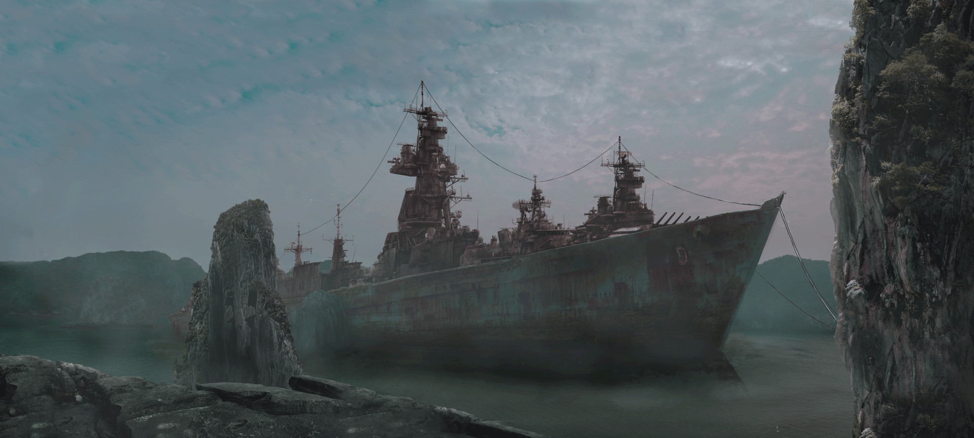 Artstation Matte Painting Das Boot Matthias Peiffer