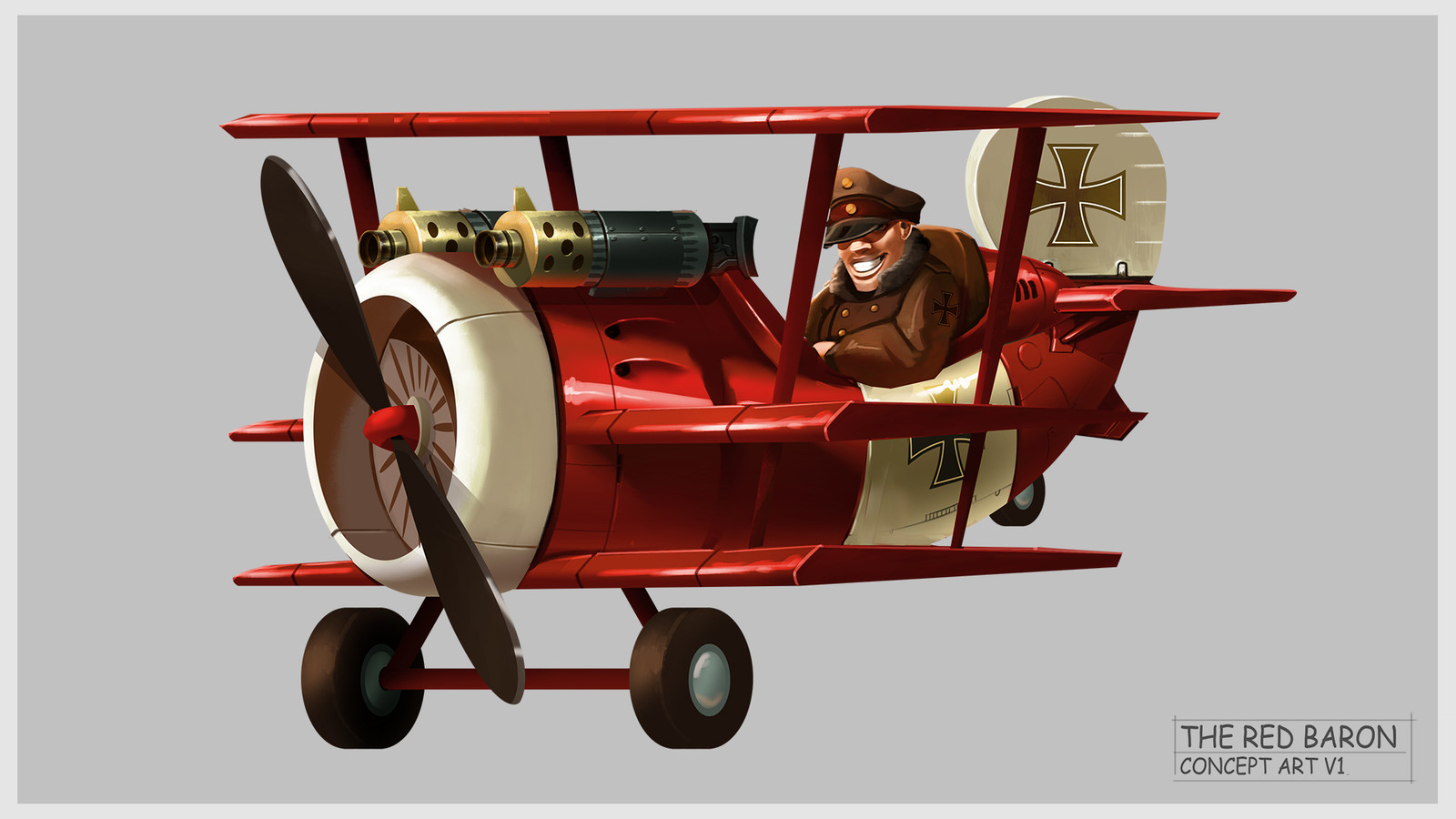 First Concept I did for the Red Baron