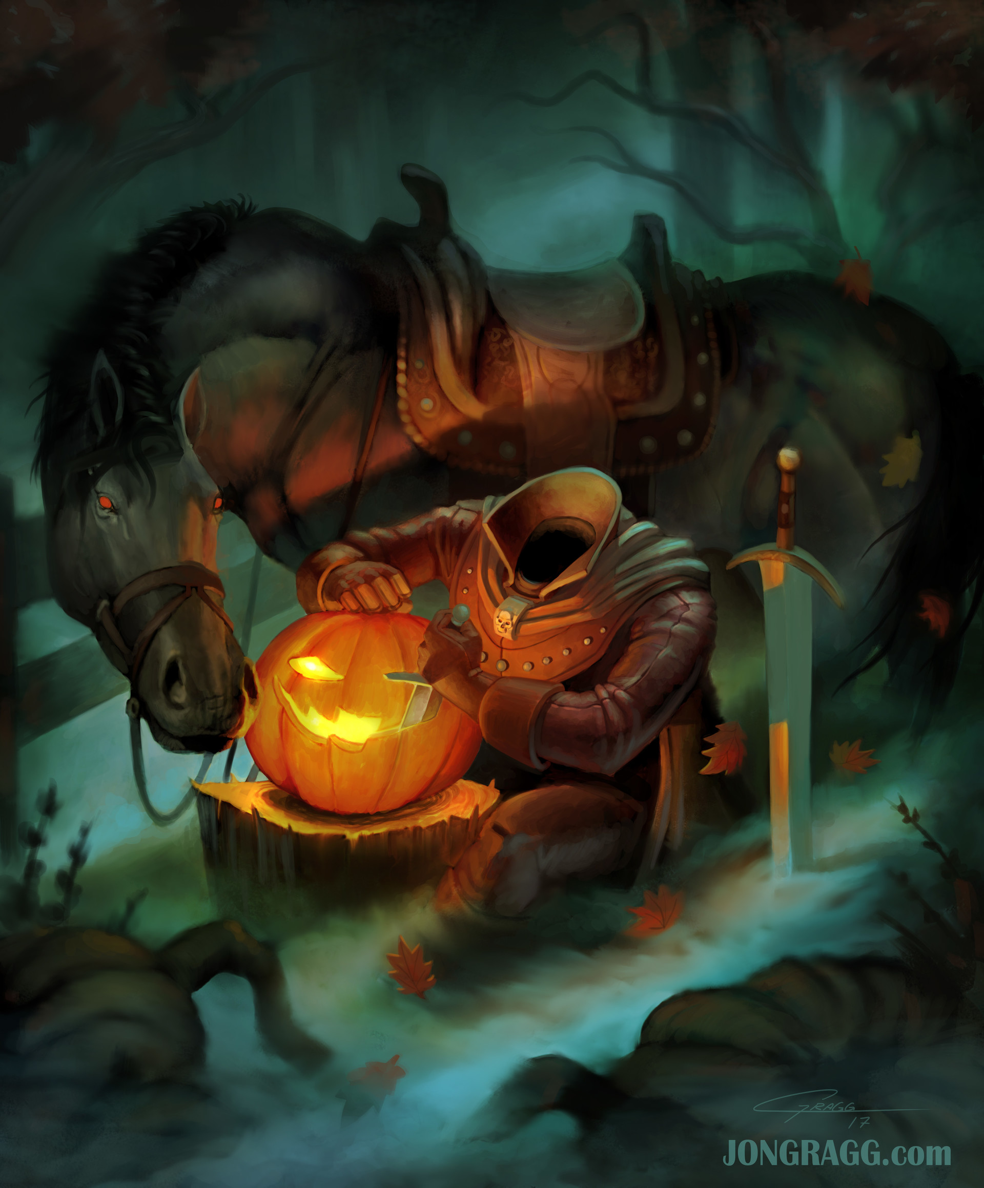 ArtStation Headless Horseman, Jonathan Gragg