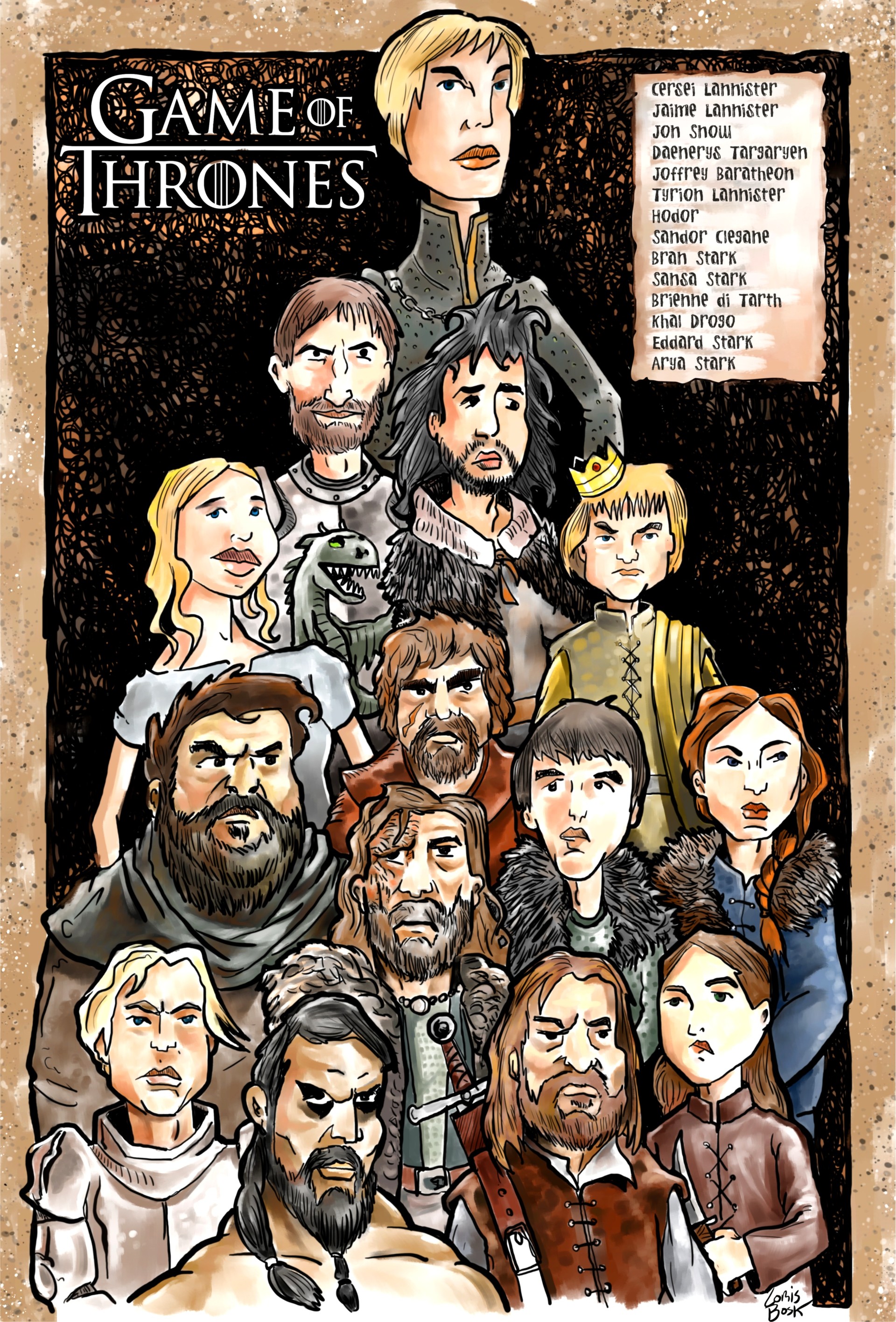 ArtStation - Game of Thrones Comics Poster!