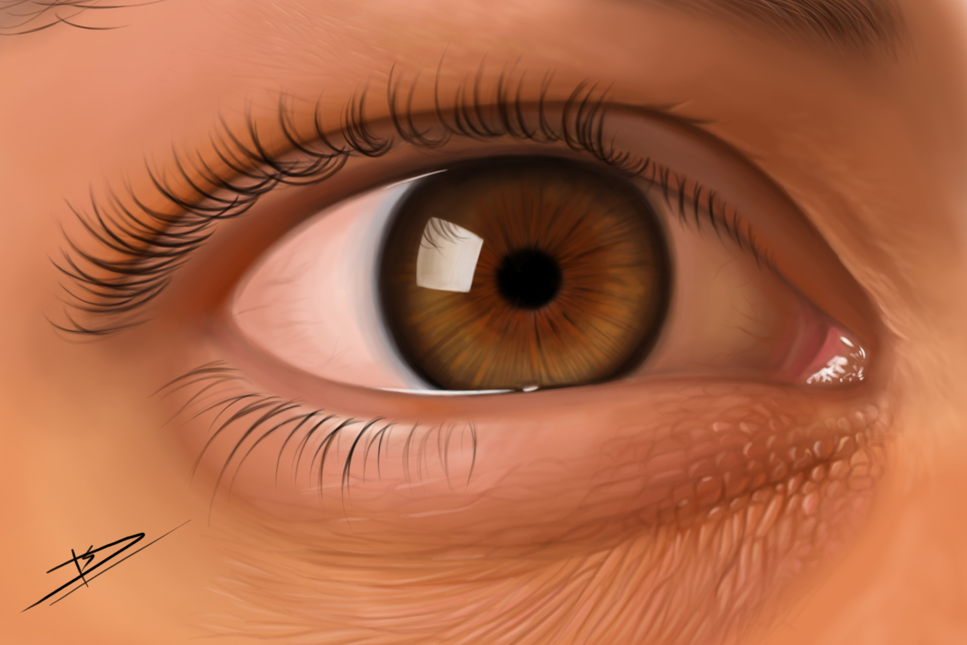Artstation How To Paint A Realistic Eye In Photoshop Surajit Dhar