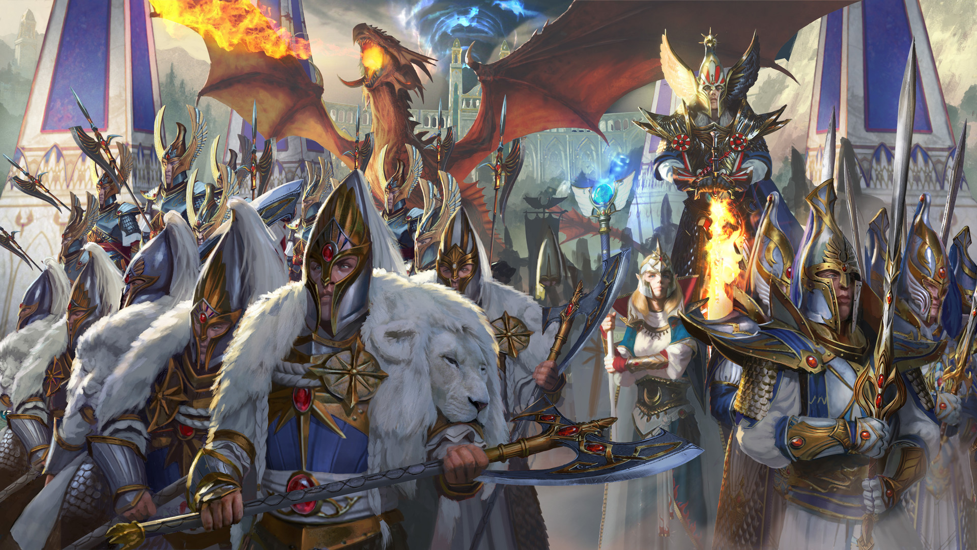 Diego Gisbert Llorens - Total War Warhammer 2-High Elves key art