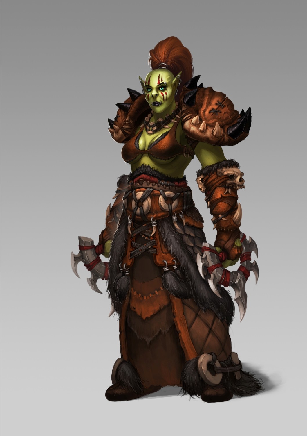 Cosmin ţirlea Female Orc Shaman World Of Warcraft