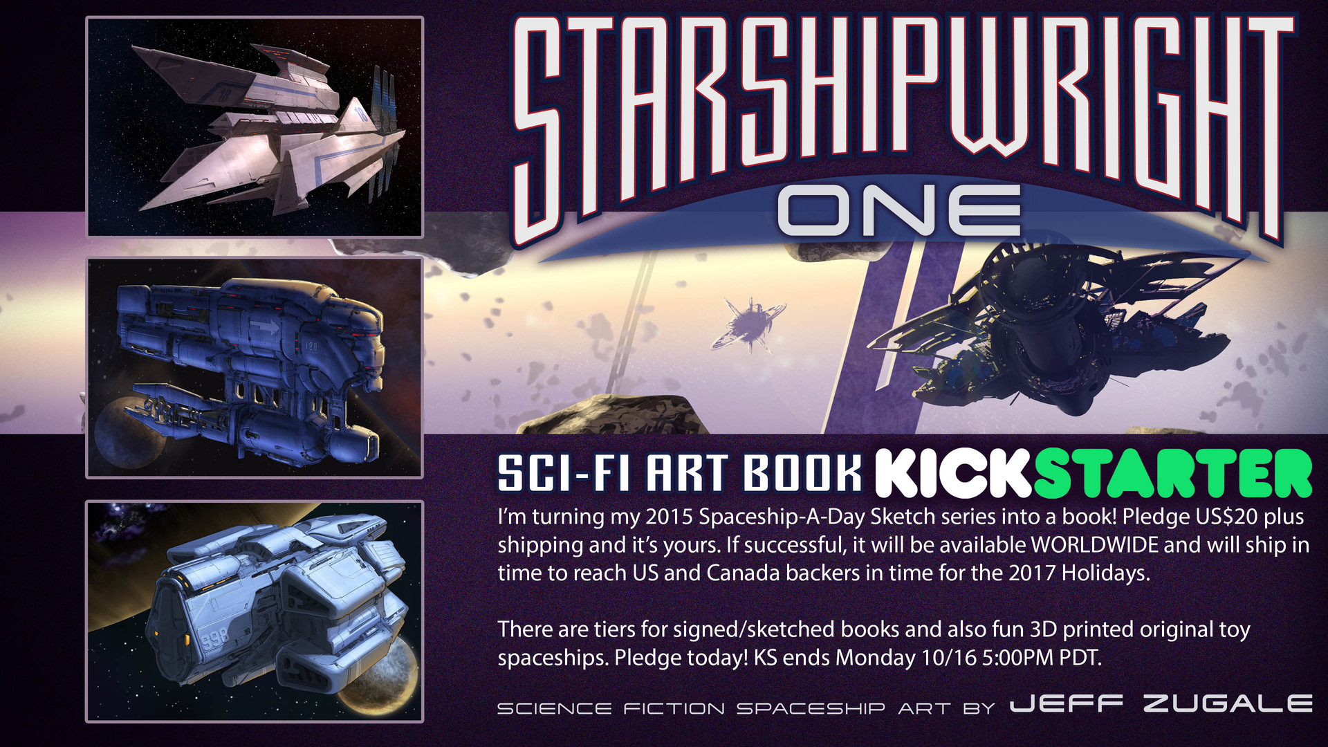 Artstation Starshipwright Book One Kickstarter Jeff Zugale