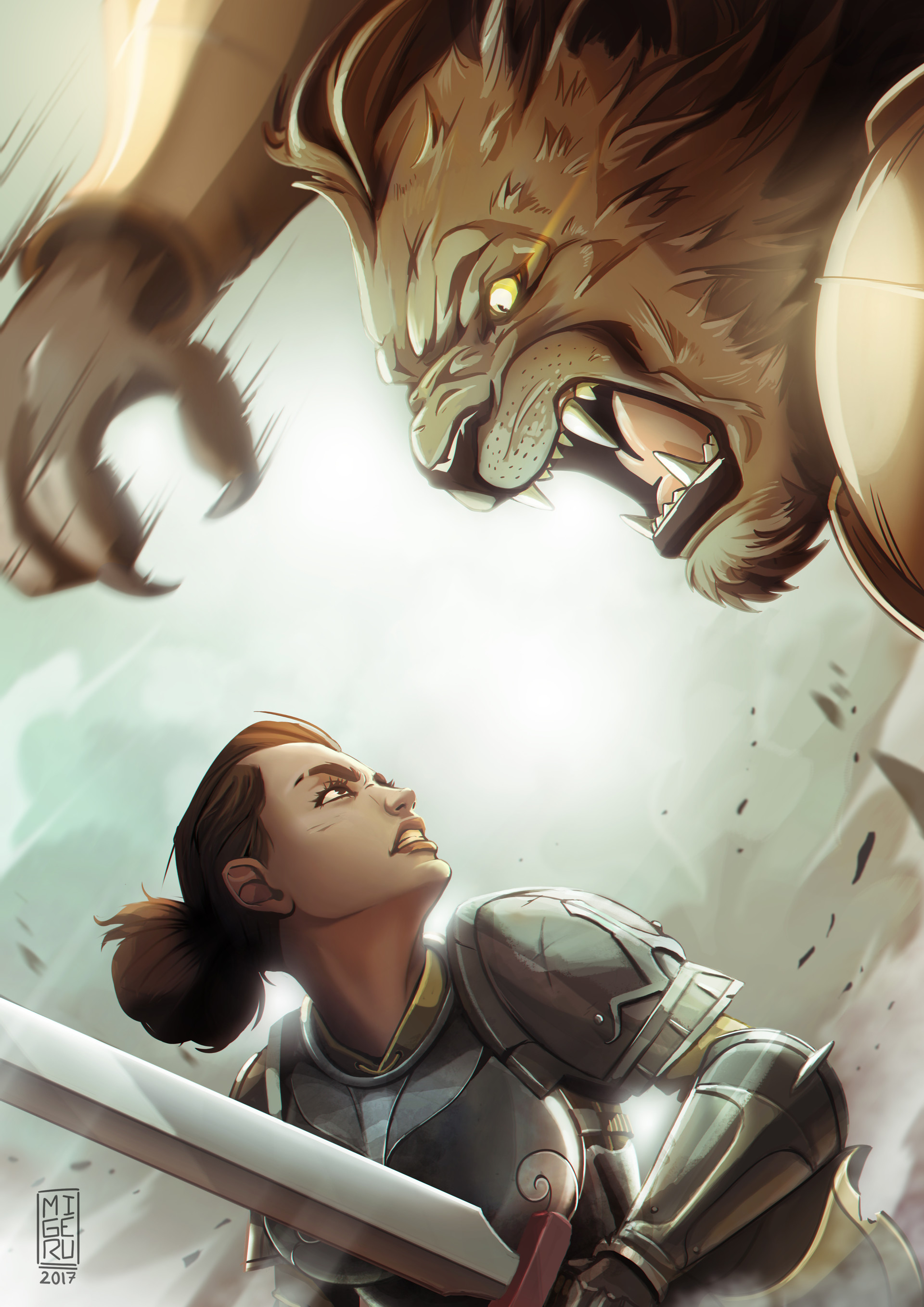 Artstation Masters Of Digital Art Ec Poster Migueru Art