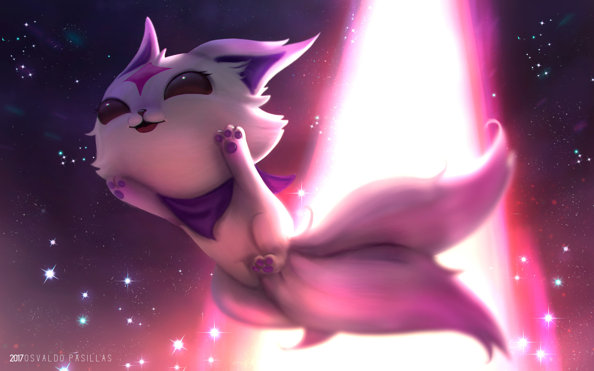Star Guardian Ahri Splash Splash ♡ includes a random sticker like the ones in the picture. star guardian ahri splash splash