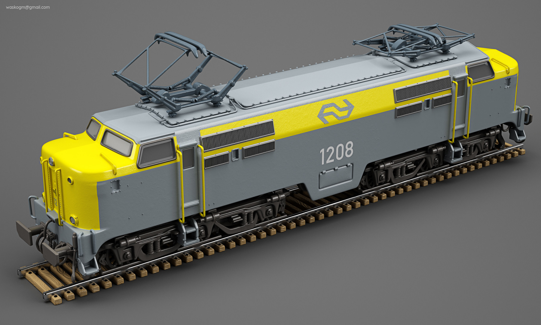 ArtStation - Serie 1208 Locomotive