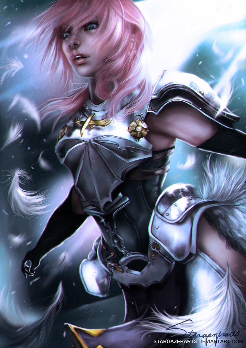 Artstation Lightning Farron Final Fantasy Xiii Katie
