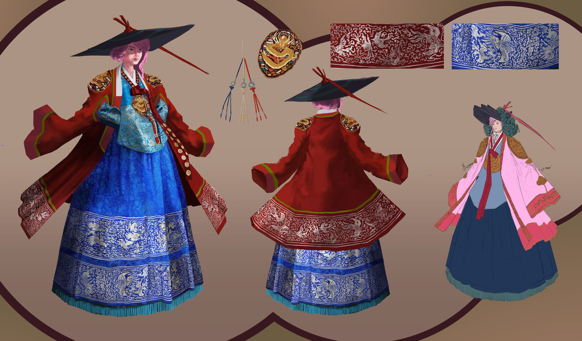 Fusion hanbok deals