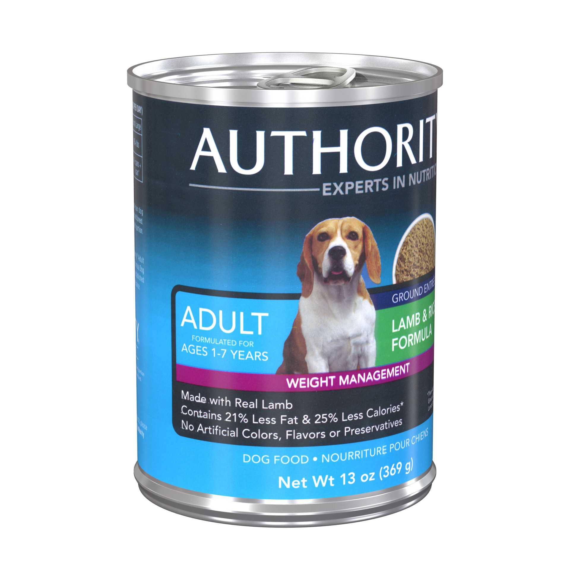 Authority weight sale loss dog food