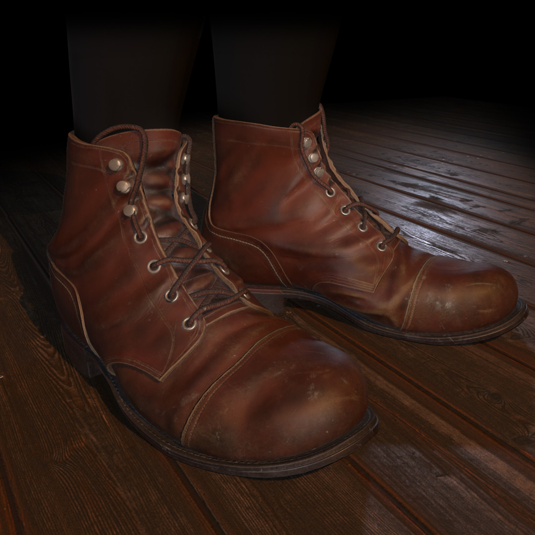 ArtStation - Red Wings Shoes
