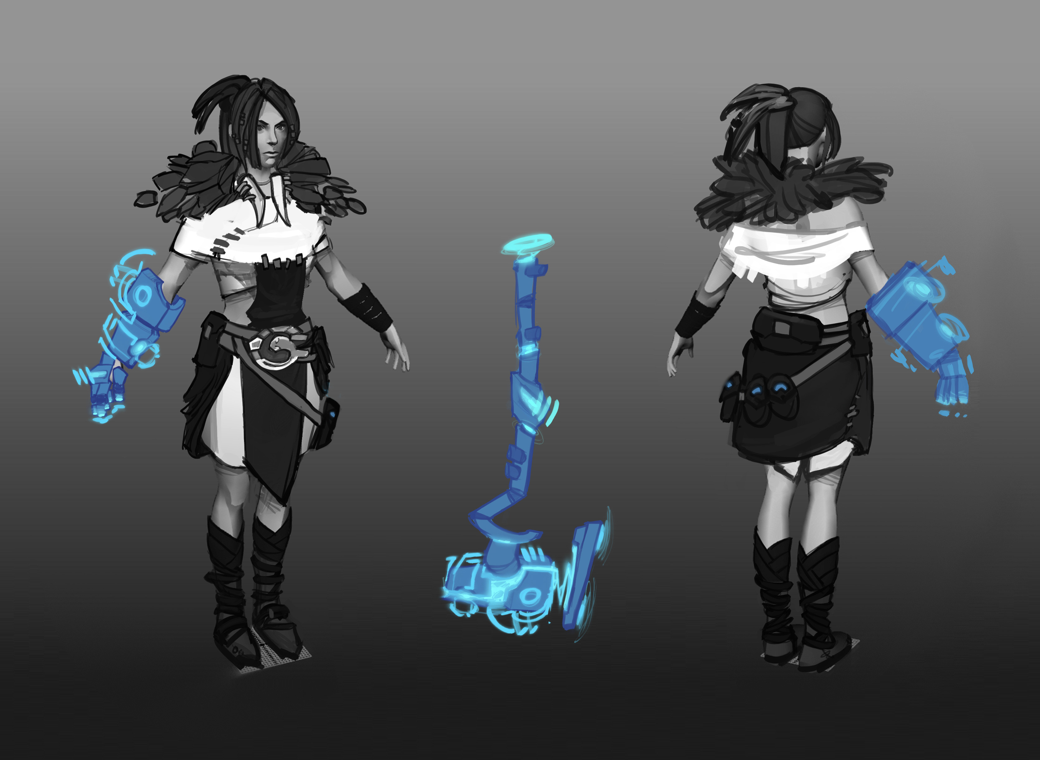 Character Paintover - The basemesh was done by Manuel Boria