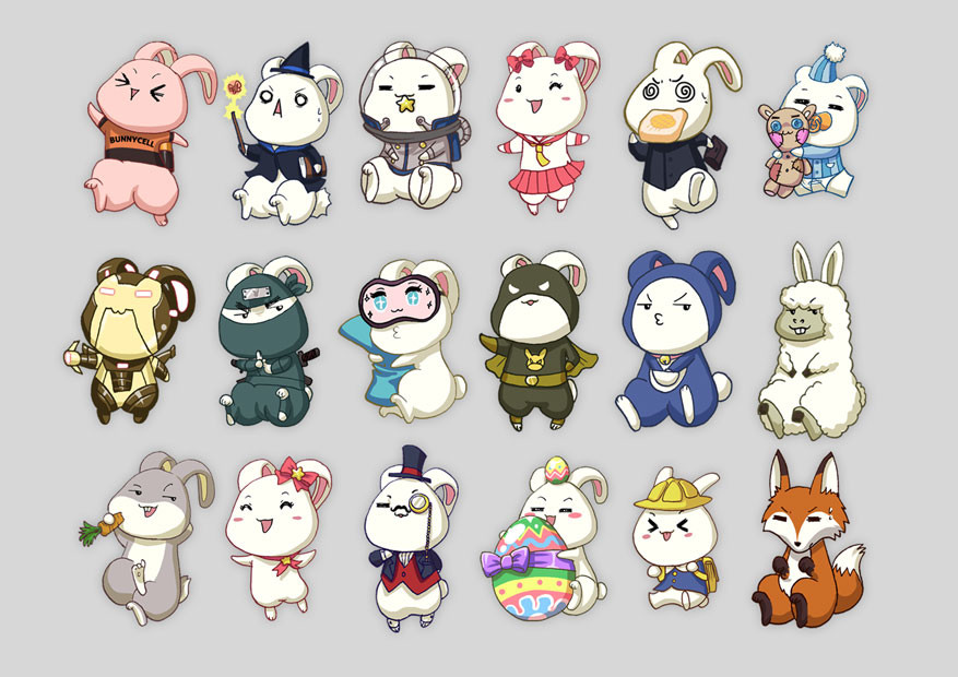 Bunny sprites