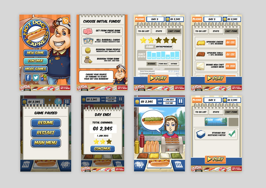Overall UI design