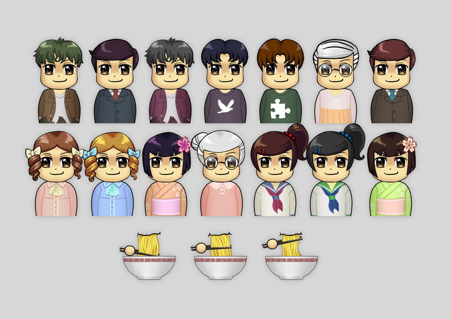 Character sprites