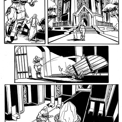 Xerx javier rise of the guardian 4 page 2 inks