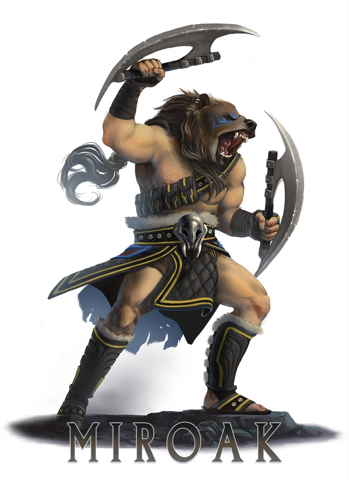 ArtStation - MIROAK: Beastman Race Preview