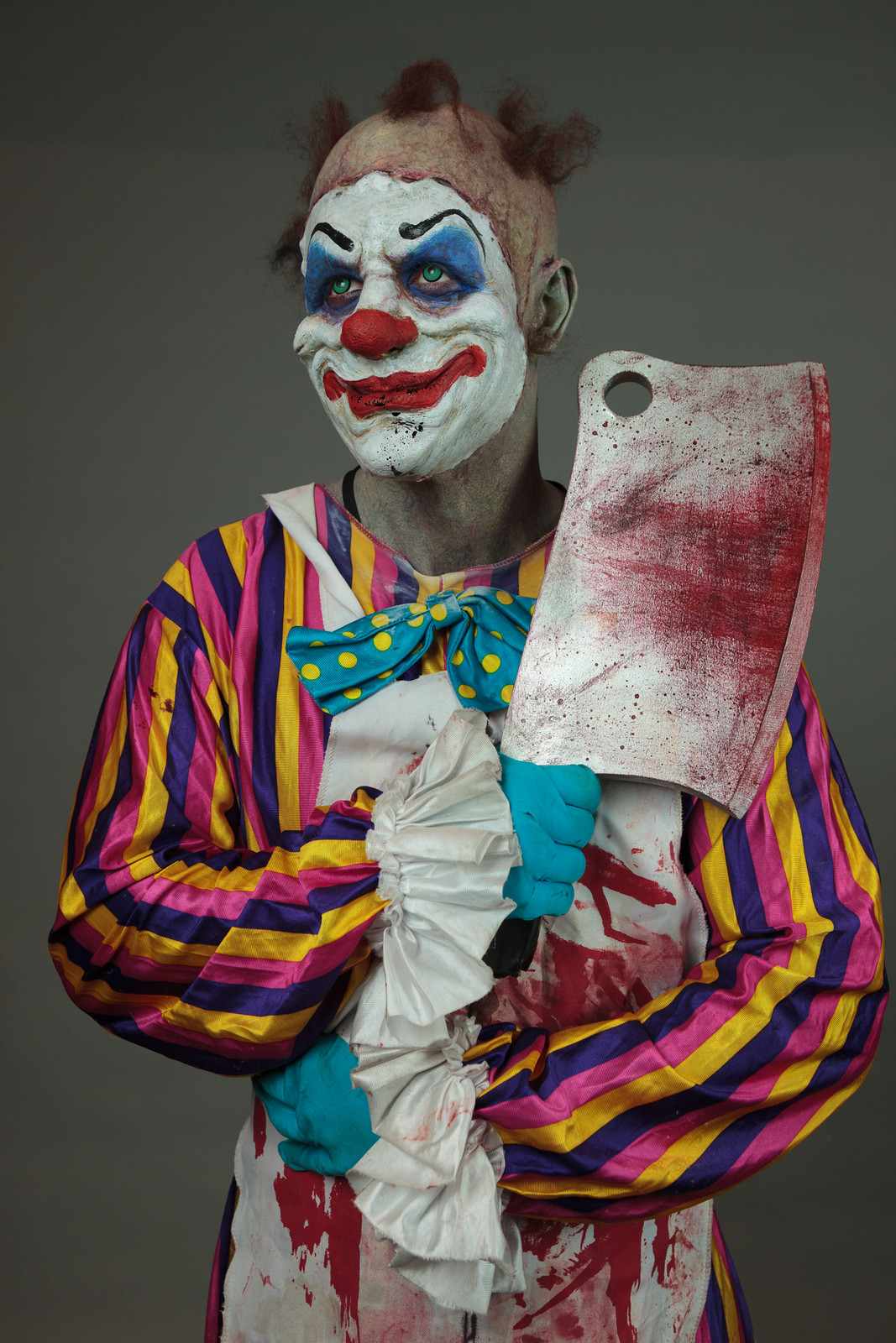 Scary Clown Prosthetic Sculpture