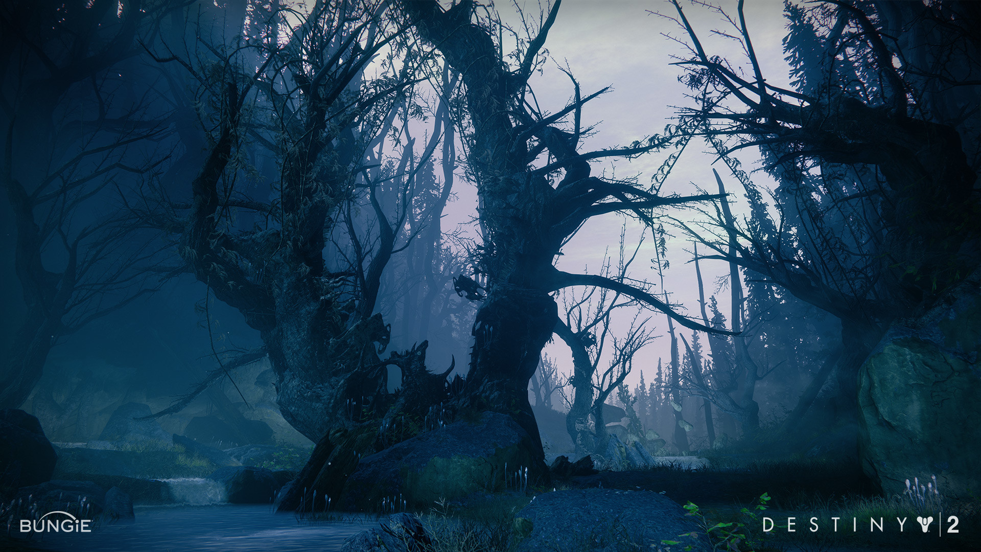 ArtStation Destiny EDZ Dark Forest Assets