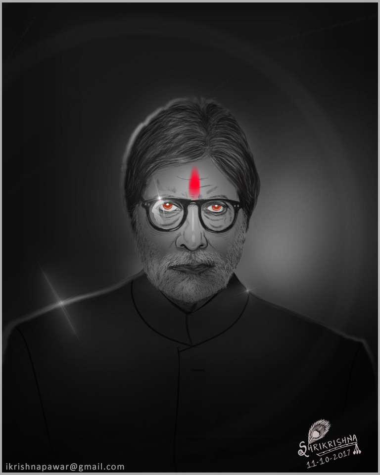 Amitabh Bachchan artwork . | Cool sketches, Artwork, Amitabh bachchan