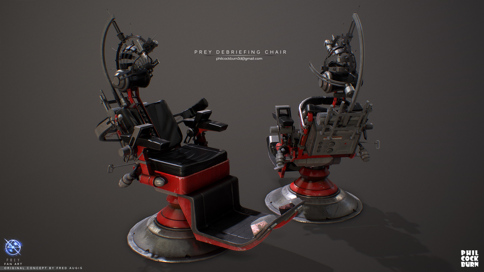 Phil Cockburn PREY Debriefing Chair Fan Art