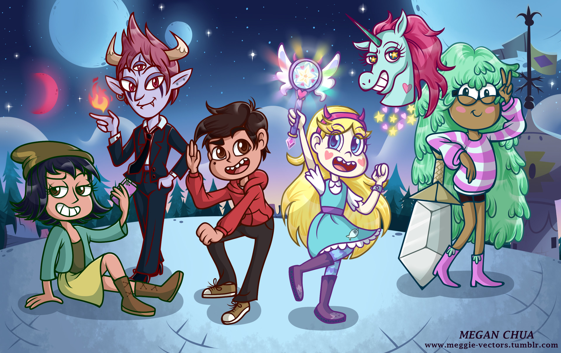 Star vs forces of evil characters