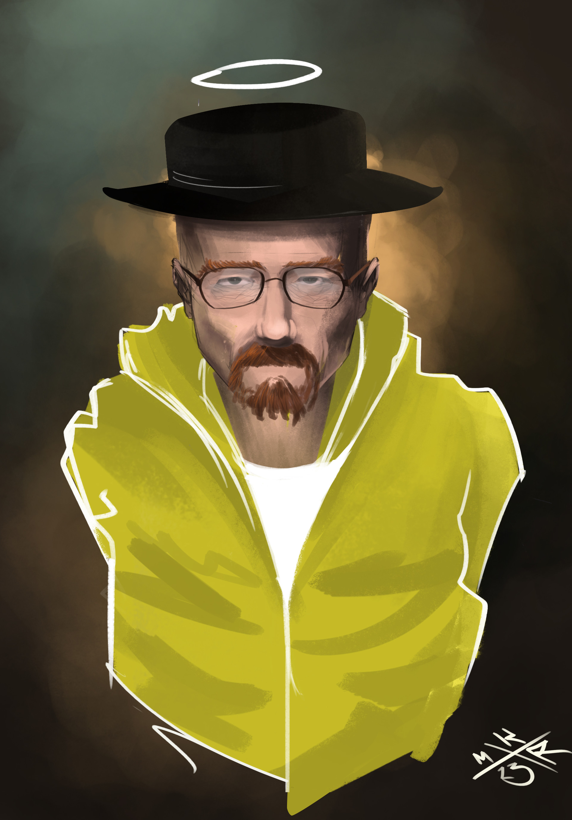 Thanos Maker Heisenberg Digital Portrait