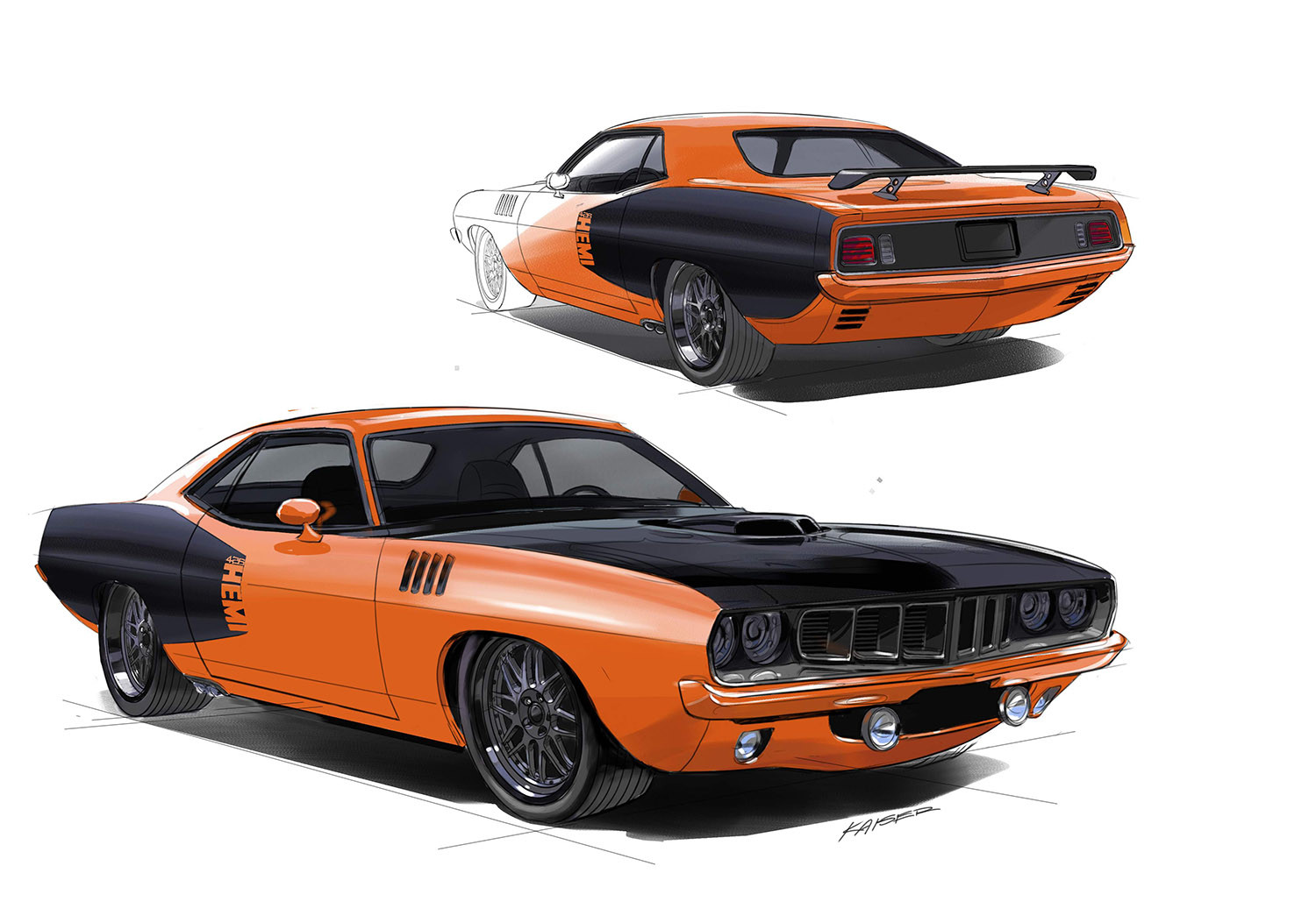 Plymouth CUDA 1970 Custom