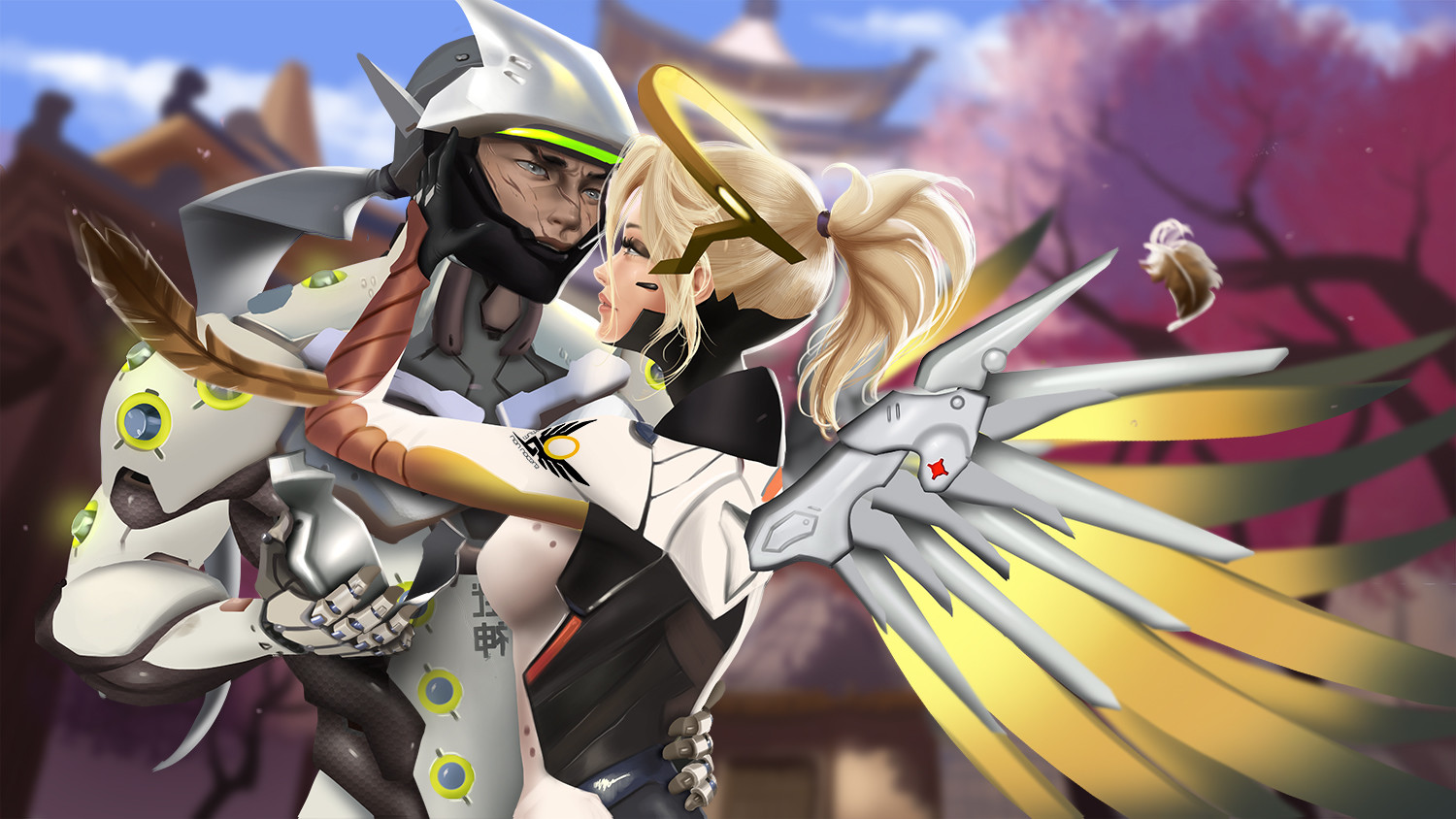 Genji and Mercy.