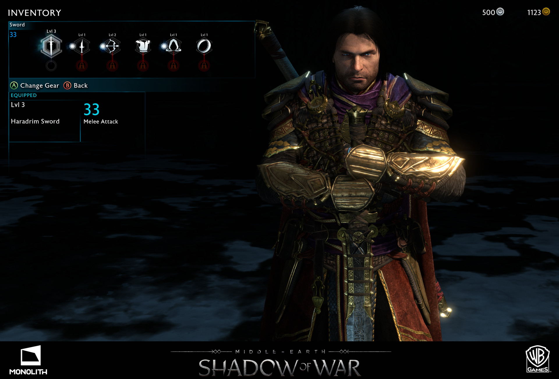 Artstation Ux Ui Inventory Screens Shadow Of War Stephen