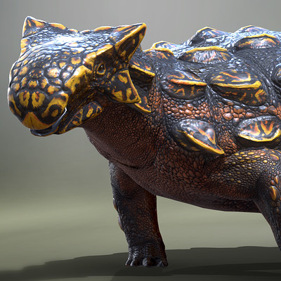 saurian ankylosaurus