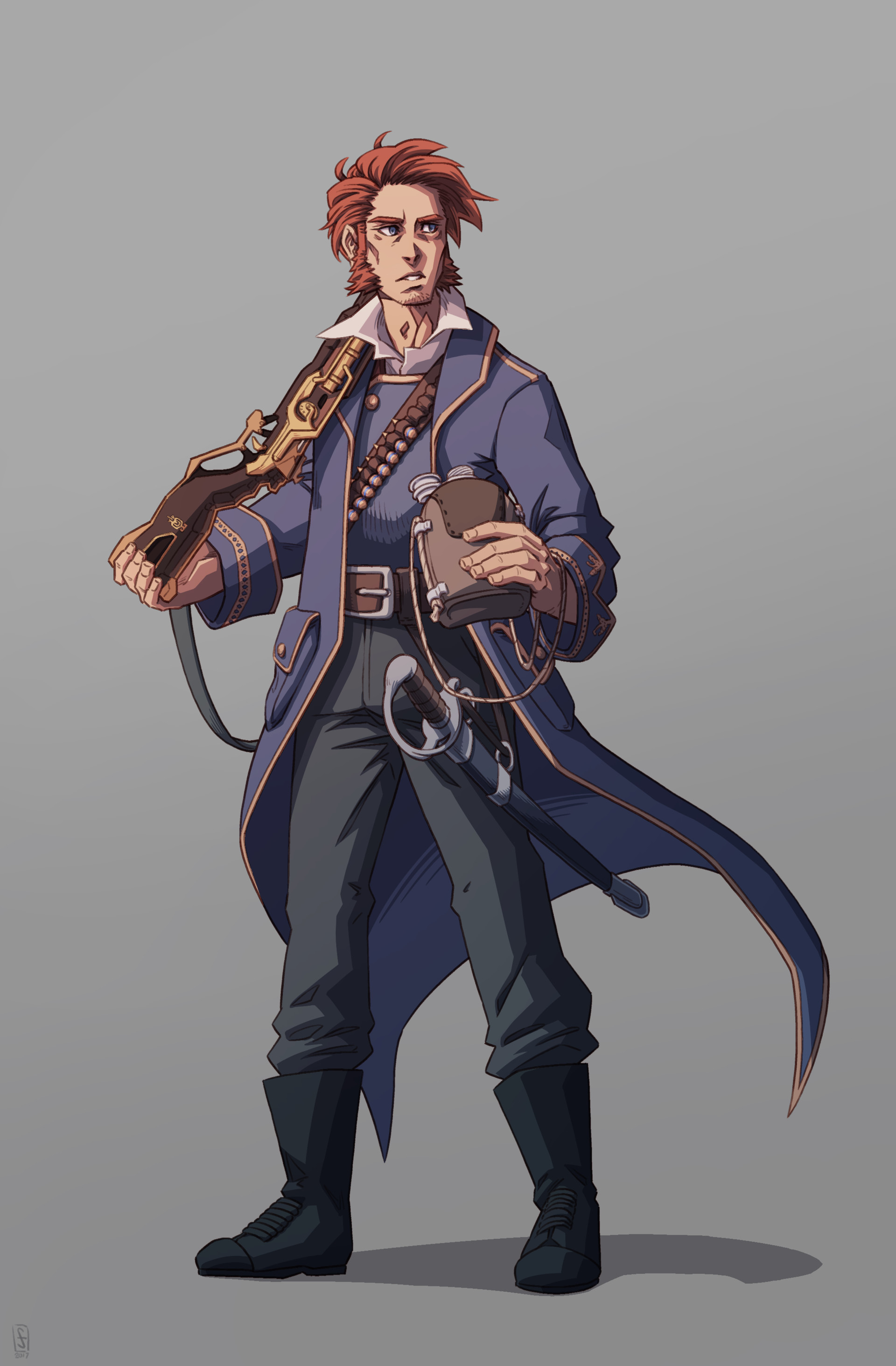 Artstation Commission Gunslinger